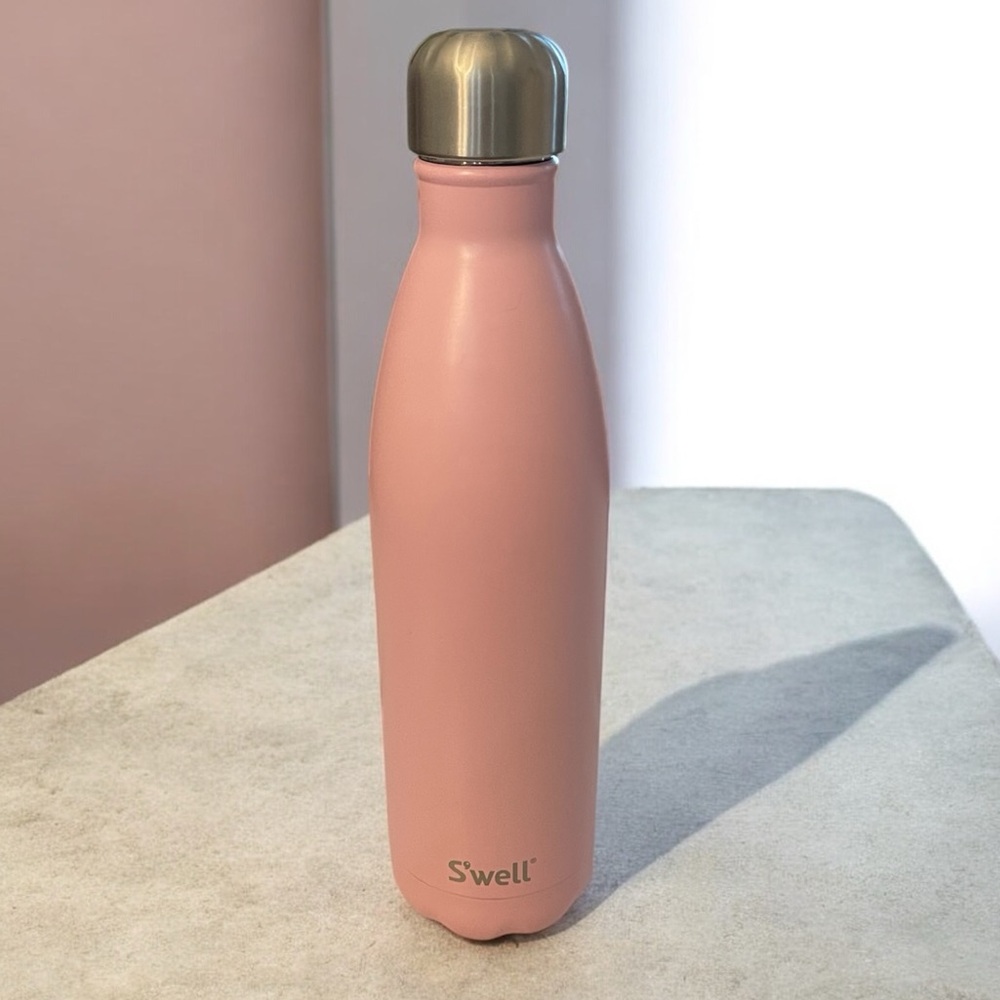 S'well Pink Stainless Steel Water Bottle 25 oz